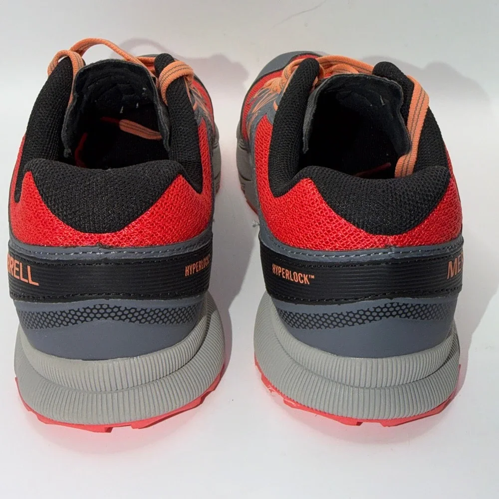Merrell Womens‎ 5.5 Agility Fusion Flex Trail Running Shoes Red Orange Gorpcore